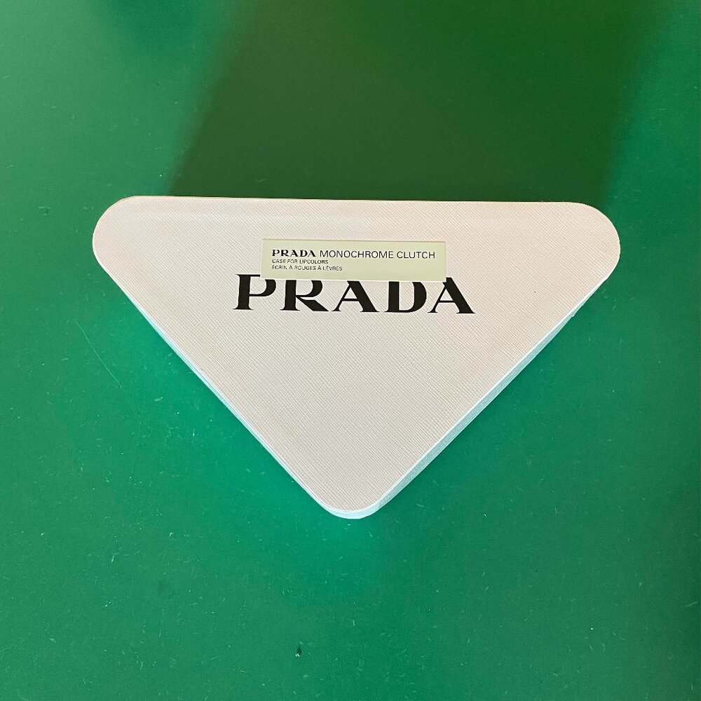 Prada Monochrome Clutch Set